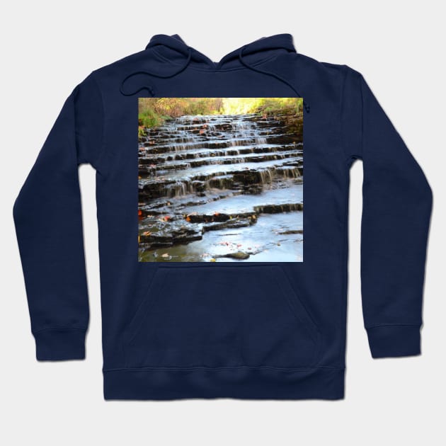 step waterfall Hoodie by lightblendingin